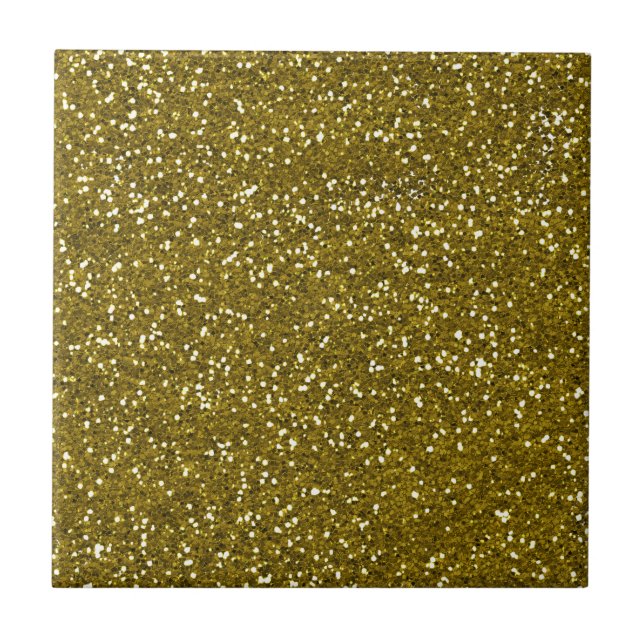 Trendy Gold Glitter Tile (Front)