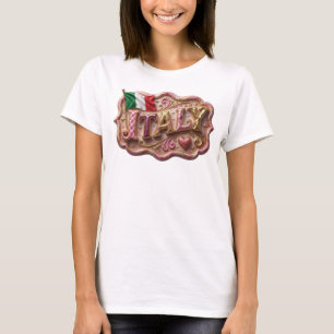 Trendy Gold ITALY Wearable Art T-Shirt