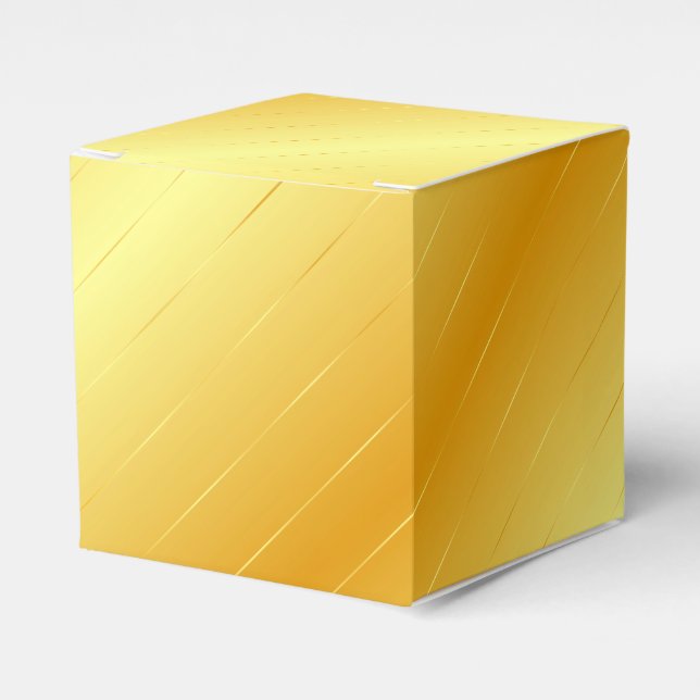 Trendy Gold Look Elegant Modern Template Favour Box (Front Side)