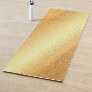 Trendy Gold Look Fitness Modern Elegant Template Yoga Mat