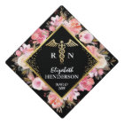 Trendy Gold Pink Floral Medical Nursing