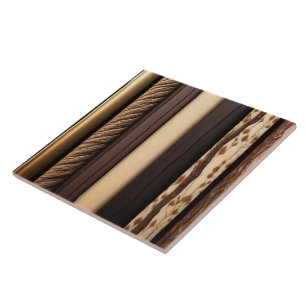 Trendy Gold Wood Art Lamperia Collection Tile