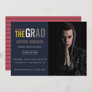 Trendy Graduation Party Invitation photo