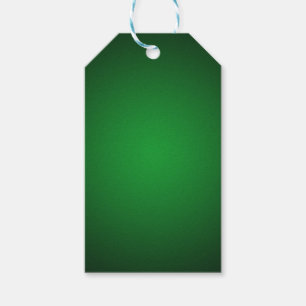 Trendy Grainy Green-Black Vignette Gift Tags
