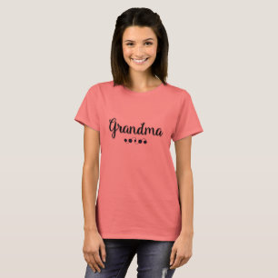 Trendy Grandma Design T-Shirt