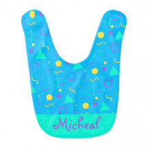 Trendy Grandson Monogrammed Baby Bibs Boy Gift