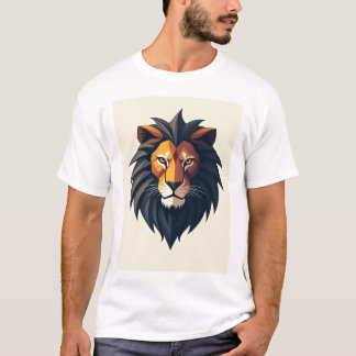 Trendy Graphic Print T-Shirt | Loin Design |  