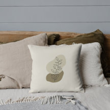 Trendy Green Decor Pillow