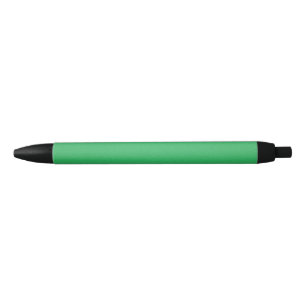 Trendy Green Grainy Background Black Ink Pen