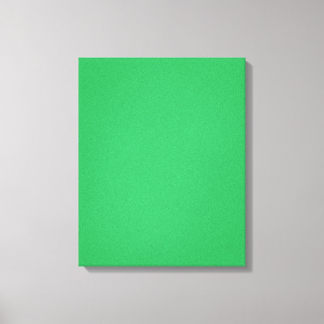 Trendy Green Grainy Background Canvas Print (Front)