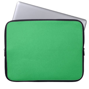Trendy Green Grainy Background Laptop Sleeve
