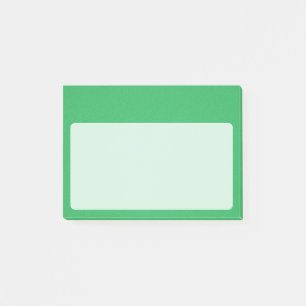 Trendy Green Grainy Background Post-it Notes