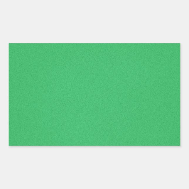Trendy Green Grainy Background Rectangular Sticker (Front)