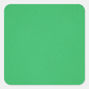 Trendy Green Grainy Background Square Sticker