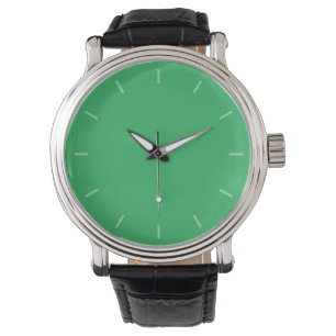 Trendy Green Grainy Background Watch