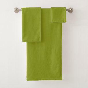 Trendy Green (solid colour) Bath Towel Set