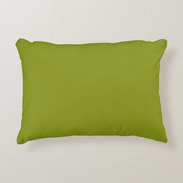 Trendy Green (solid colour) Decorative Cushion (Front)