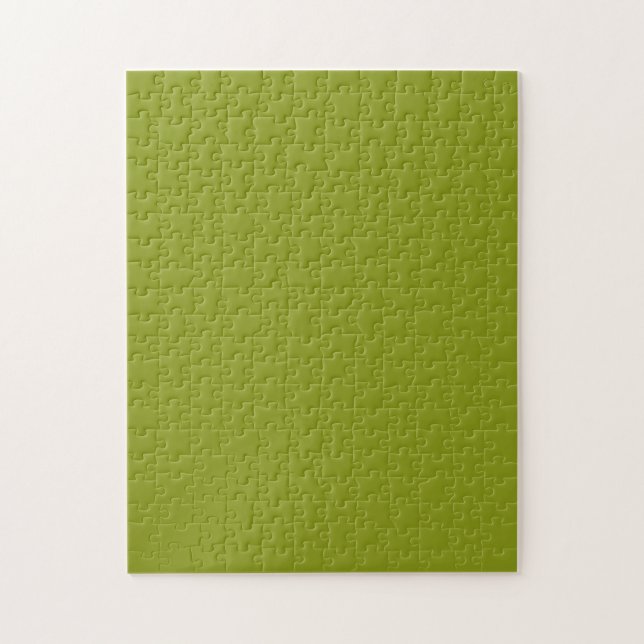 Trendy Green (solid colour) Jigsaw Puzzle (Vertical)