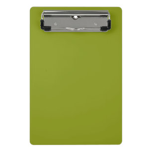 Trendy Green (solid colour) Mini Clipboard