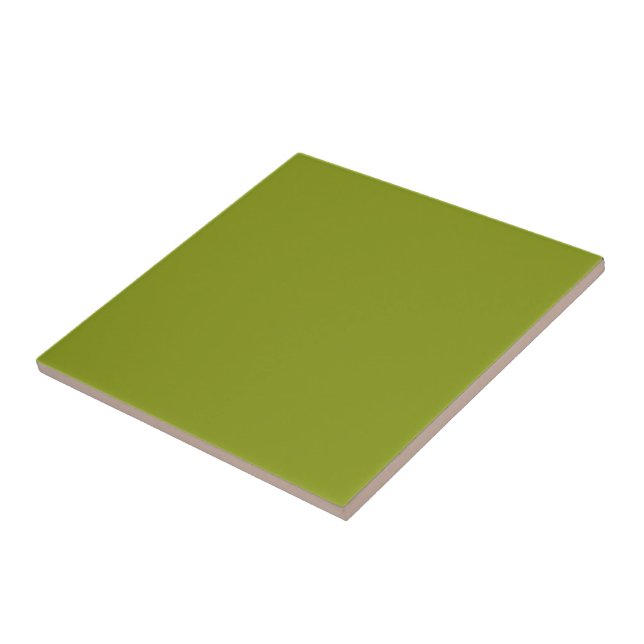 Trendy Green (solid colour) Tile (Side)