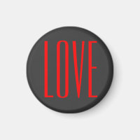 Trendy Grey Background Red Love Wedding