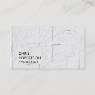 Trendy Grey Brick Wall Attractive Business Card