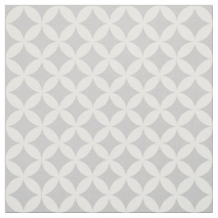Trendy Grey Diamond Lattice Pattern Fabric