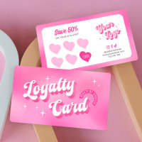 Trendy Groovy Retro Pink Beauty Spa Nails Lashes