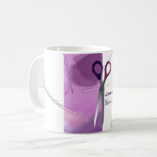 Trendy hair stylist mug