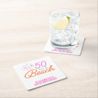  Trendy Hand Drawn 50th Beach Birthday