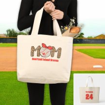 Trendy Hand drawn Baseball Mum Personalised