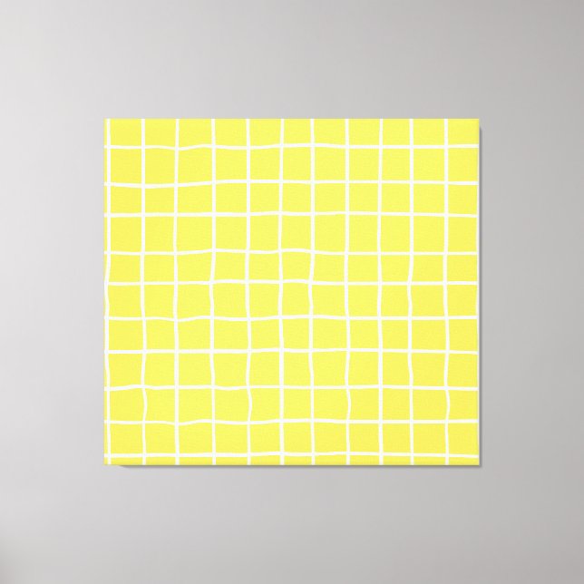 Trendy Hand Drawn Ink Shapes Canvas Print (Front)