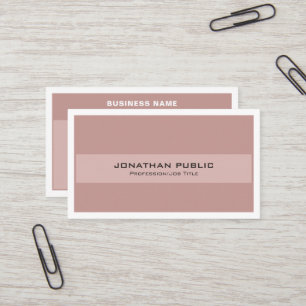 Trendy Harmonic Colours Professional Stylish Plain Business Card