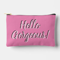 Trendy Hello Gorgeous Girly Pink
