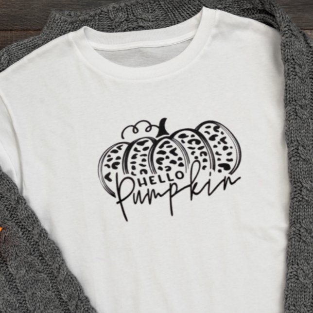 Trendy Hello Pumpkin T-Shirt (Hello Pumpkin Fall Top)