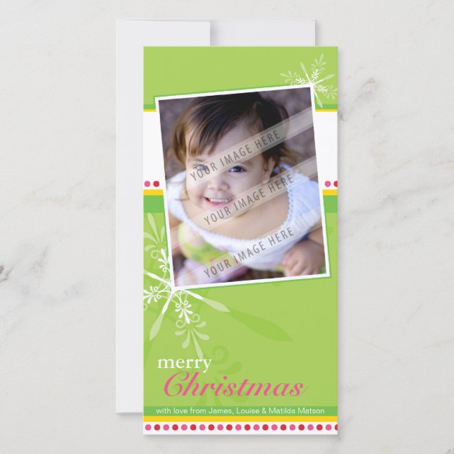 TRENDY HOLIDAY PHOTOCARD :: brightlyflaked 2P Card (Front)