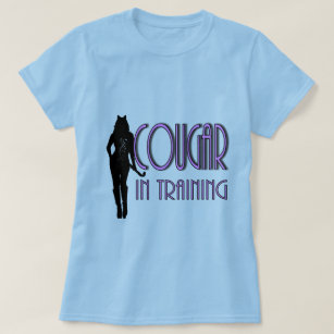trendy hot silhouette cougar in training T-Shirt