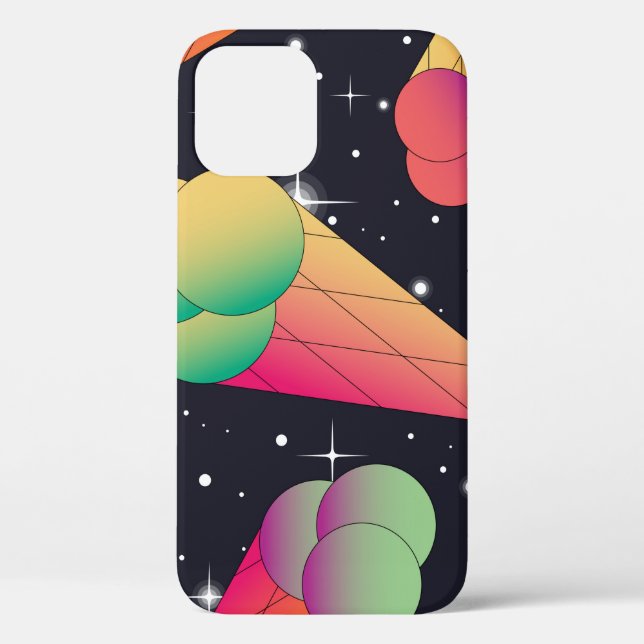 Trendy ice cream seamless pattern. Ice cream cones Case-Mate iPhone Case (Back)