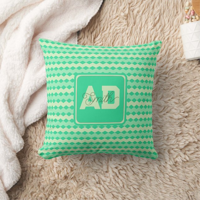 Trendy Initial Custom Pillow For Groomsmen (Blanket)