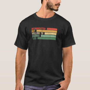 Trendy Introverted But Willing To Discuss Taxes T-Shirt