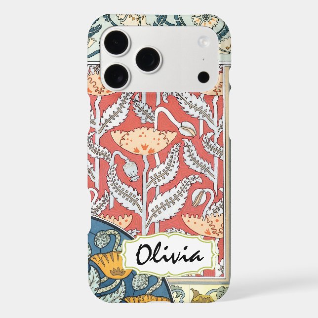 Trendy  iPhone 7 Vintage Personalised Art Deco (Back)