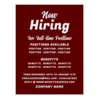 Trendy Job Vacancy Recruitment Advertising