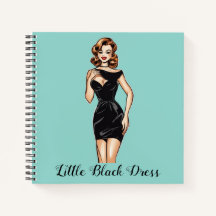 Trendy LBD Notebook - Little Black Dress Journal