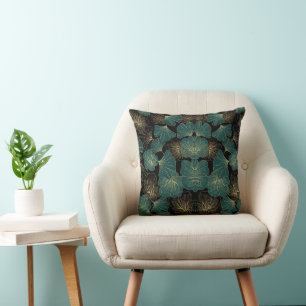 Trendy Leaf Print Throw Pillow – Bold Home Accent