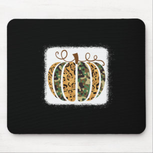Trendy Leopard Camo Pumpkin Animal Print Cheetah F Mouse Mat