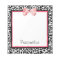 Trendy Leopard Print and Pink Ribbon With Name
