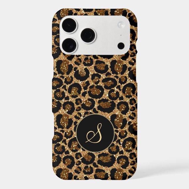 Trendy leopard print with glitters (Back)