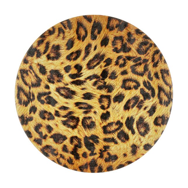 Trendy Leopard: Skin Design Pattern. Cutting Board (Front)