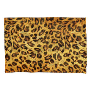 Trendy Leopard: Skin Design Pattern. Pillowcase