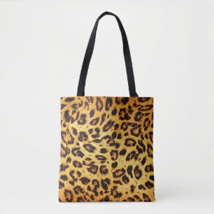 Trendy Leopard: Skin Design Pattern. Tote Bag